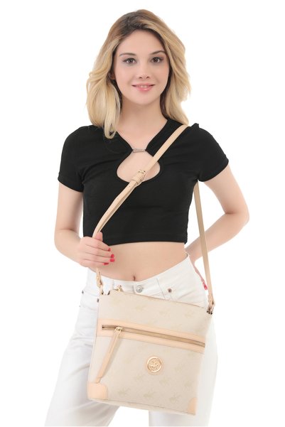 Beige Women's Shoulder Bag 05BHPC8038