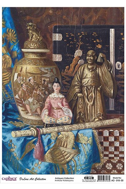 Ac 18 античка колекција месинг декупаж 30x42