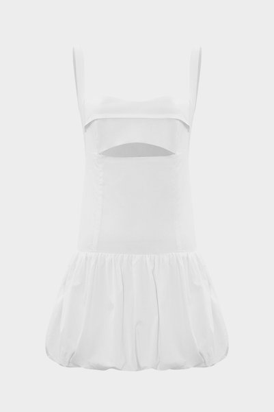 Premium Strap Mini Balloon Women's Dress