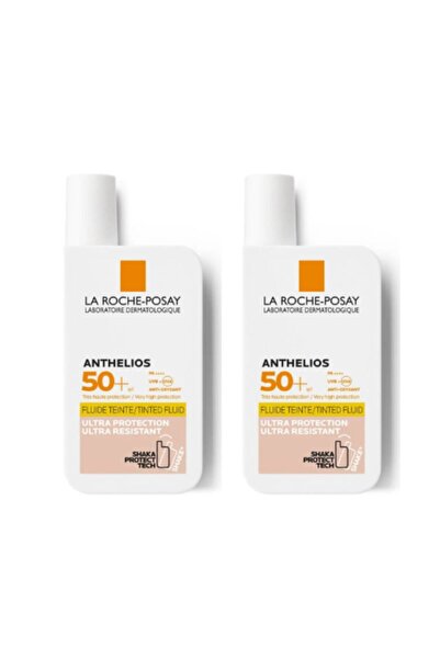 Anthelios Shaka Fluid Spf 50+ тониран 50 Ml | сет од 2 кутии