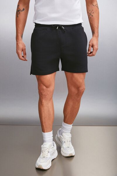 Luci Men's Regular Black Shorts