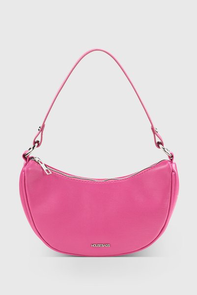 Half Moon Handle Pink Women's Bag - 251