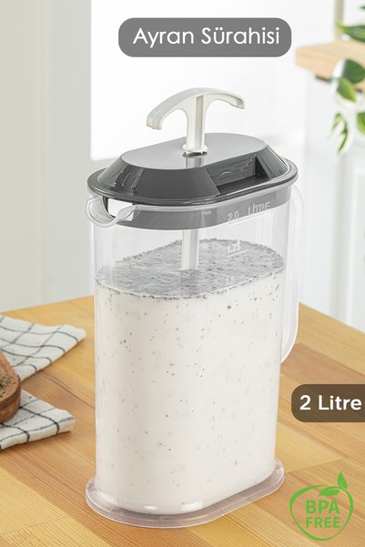 Ayran Pitcher, Self-Whipping Slope, Ayran Pitcher Bpa-Free Pitcher