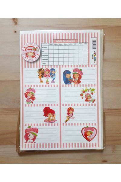 3 Sheets Total 24 Pcs Notebook Book Name Sticker Name Tag