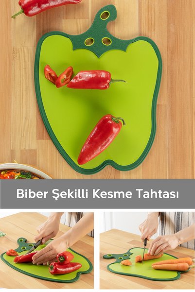 Flexible Cut Pepper Anti-Slip Board - Fruit and Vegetable Chopping Board