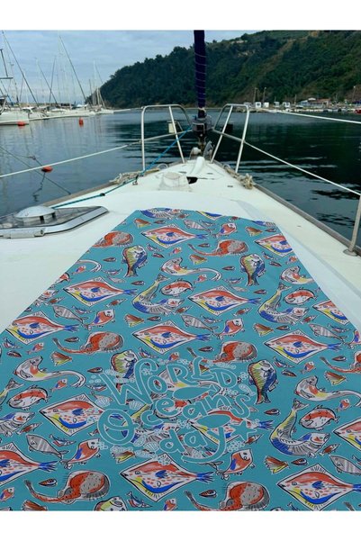 Digital Printed C12022-1 Model Beach Towel - K-87