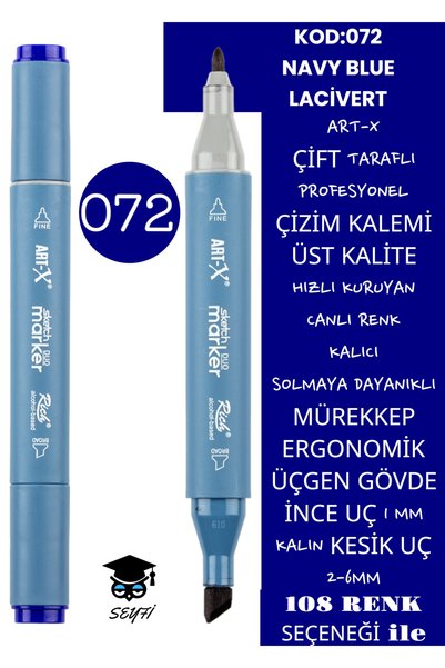 Professional Double Tarfine Fine Tip Ink Permanent Drawing Pen - Sketch 2-6mm, Long Sketch 1mm