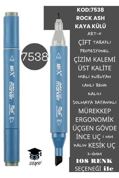 Professional Double Tarfine Fine Tip Ink Permanent Drawing Pen - Sketch 2-6mm, Long Sketch 1mm