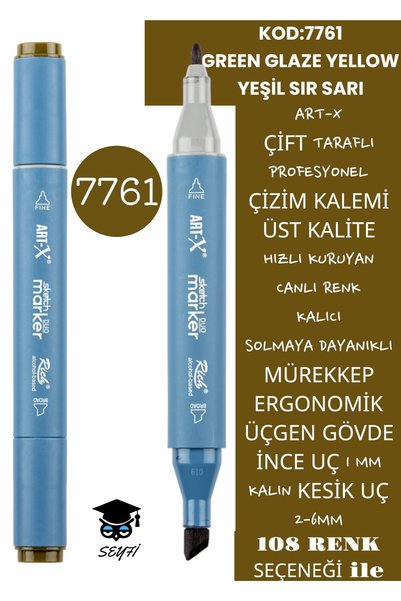 Professional Double Tarfine Fine Tip Ink Permanent Drawing Pen - Sketch 2-6mm, Long Sketch 1mm