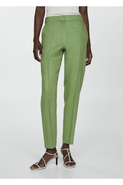 Linen jogger pants