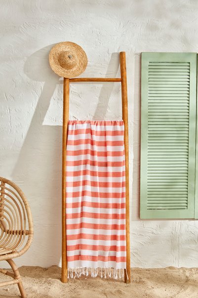 Lina Loincloth Beach Towel Orange
