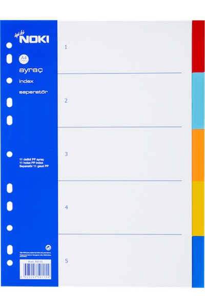 1-31 Numbered Pp Separator (Sep)