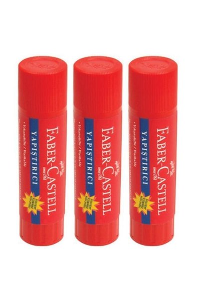 Faber - Castell Stick Adhesive 10 Gr 3 Pack