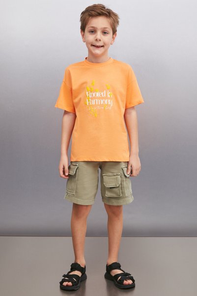 Baird men's salmon t-shirt