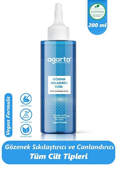 Тоник за стеснување на порите против акни и мозолчиња (МЕШАНА КОЖА) Glycolic Acid-zinc Pca 200ml