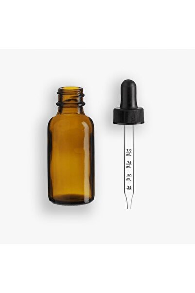 Амбер шише со градуирана капалка 30ml