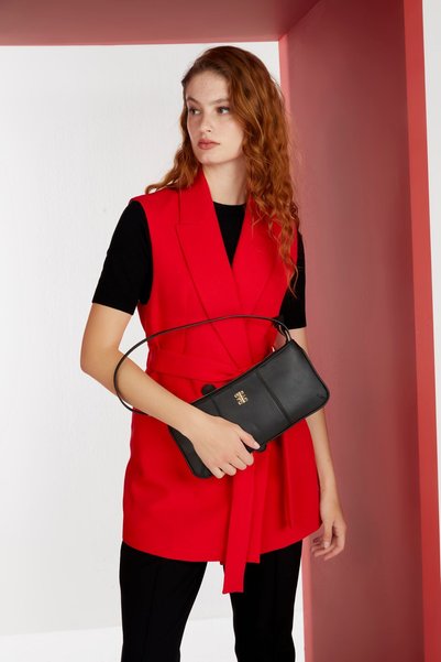 Black New Lux Soft Asos Women's Shoulder Bag 05Po22Y1564