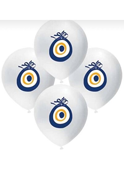 Балони со сини очи за сунет 8 парчиња 12 инчи