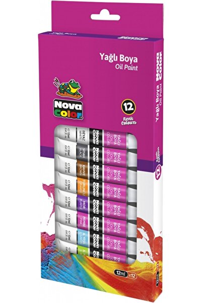 N.color туба со маслени бои 12 Ml 12 пакување