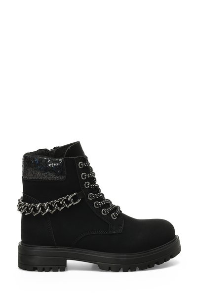 Zani.F 4Pr Black Girl's Worker Boots