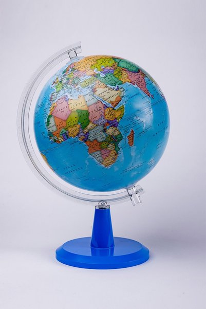 Unilluminated Political World Globe Modern Series 20 cm