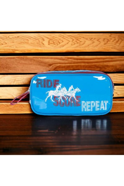 DOUBLE COMPARTMENT WIDE INNER VOLUME QUALITY FABRIC PEN BOX PRODUCT US POLO ASSN