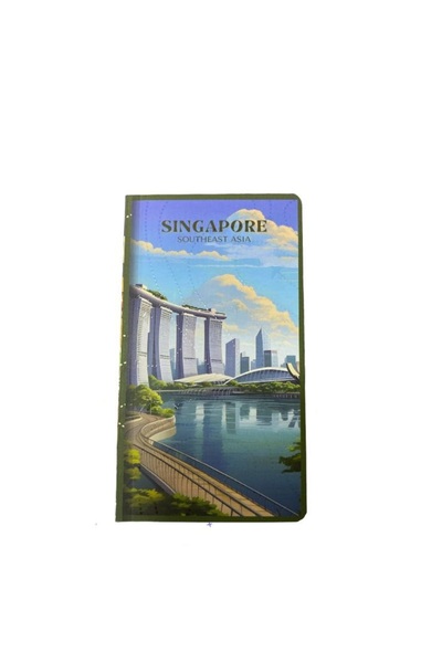 Ceren 9X16 Striped Cities Notepad 85961111111
