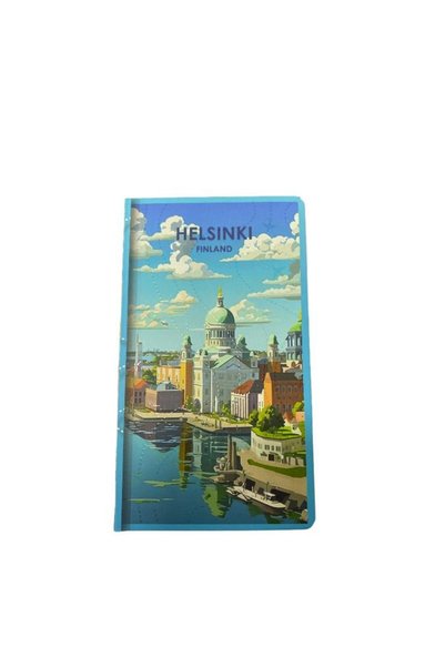 Ceren 9X16 Striped Cities Notepad 859611111
