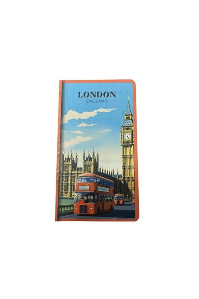 Ceren 9X16 Striped Cities Notepad 85961111111