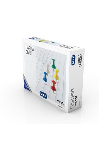 Multıpack - Color Map Nail Cylindrical X 8