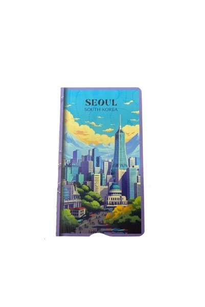 Ceren 9X16 Striped Cities Notepad 85961111111