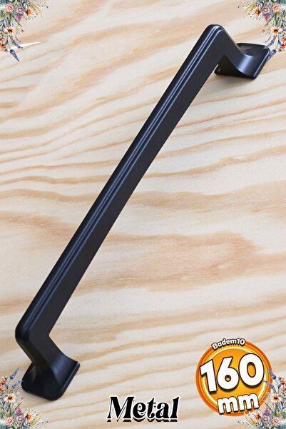 Penguen 160 mm црна метална рачка за мебел кујнска фиока плакар рачки за врата 16 cm
