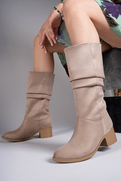 Ziecno Women's Boots 00123000 Mink Suede