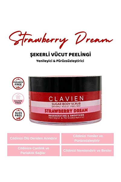 Strawberry Dream шеќерен пилинг за тело