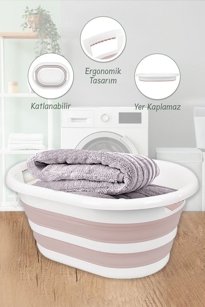 Foldable Silicone Laundry Basket - Vip Accordion Basket Powder