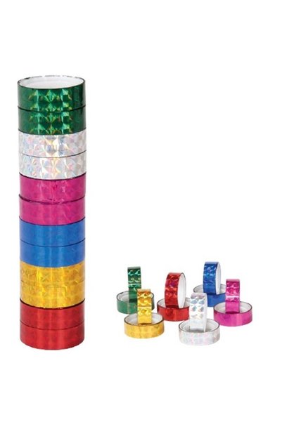 Colorful Tapes - Metallic Colors, 12 Pieces 8459631