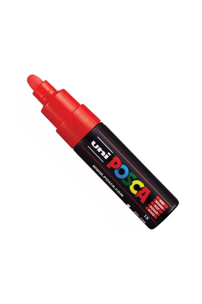 Posca Marker Acrylic Painting Pen Pc-7K (4.5-5.5mm) Red Color