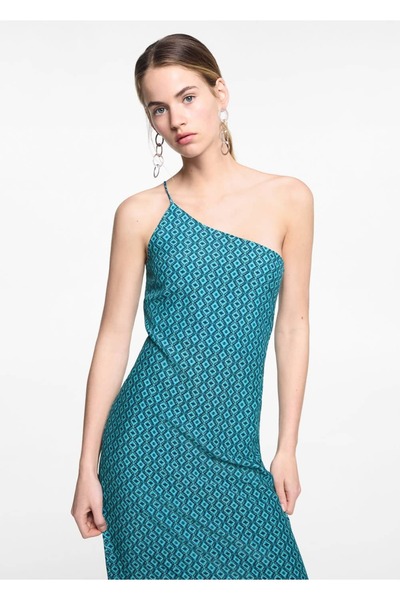 Patterned Asymmetric Dress