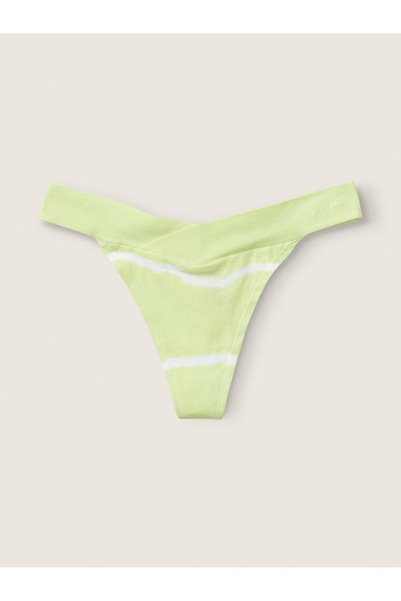 Cotton Cross Detailed Thong Panties