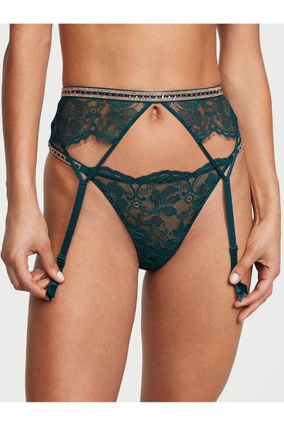 Sparkling Strap Lace Garter
