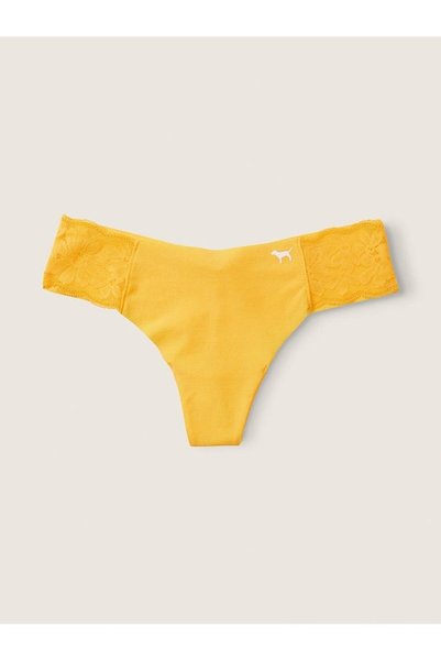 Laser Cut Lace Detailed Thong Panties