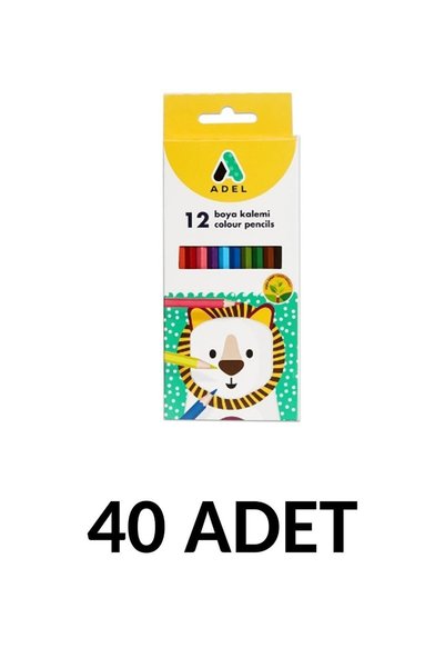 40 Pieces Dry Paint Pen 12 Colors Full Size
