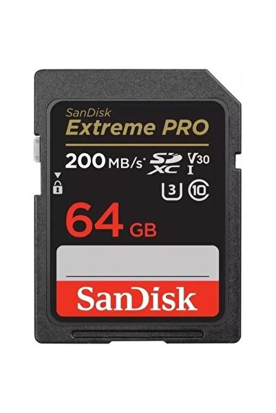 Extreme Pro 64GB SDSDXXU-064G-GN4IN 200/90MB/s SDXC V30 UHS-I U3 мемориска картичка