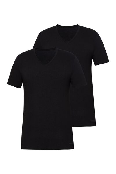 Men's Undershirt 2 Pack Tender Cotton 9671 - Black