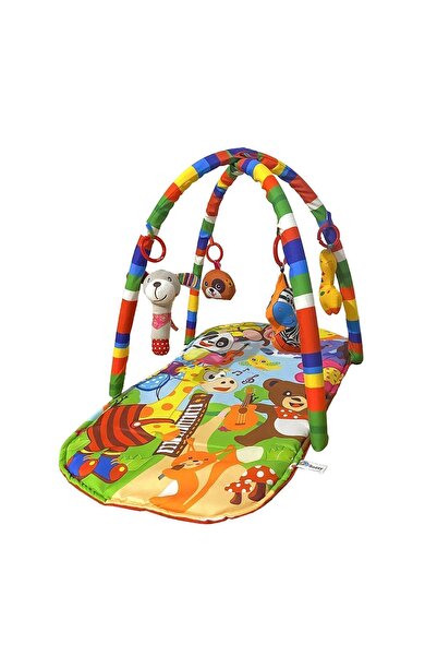 Подлога за игра со шумски животни и играчки