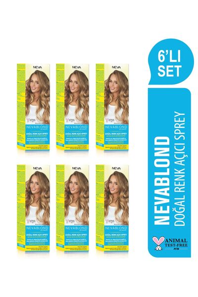 Сет од 6 парчиња спреј за природно осветлување на бојата (вегански) (150ml x 6 парчиња)