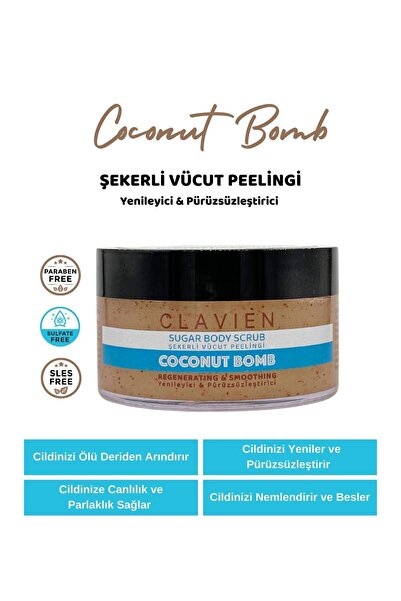 Coconut Bomb шеќерен пилинг за тело