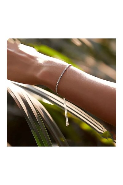 Women's Special Series Waterway Silver Jewelled Bracelet