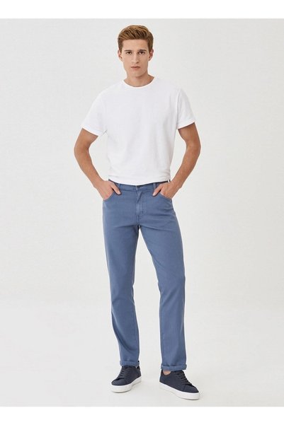 Men's Blue T-Shirt Texas Slim Pants