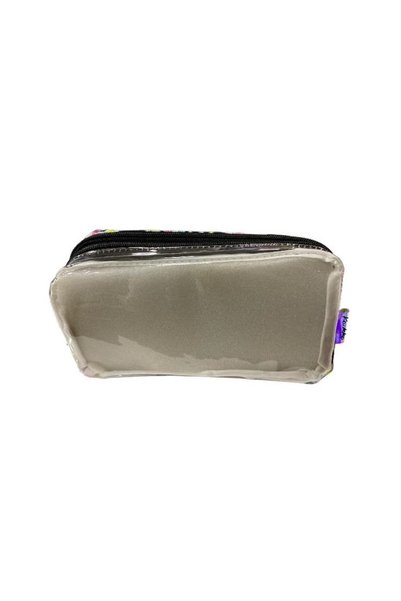 Kaukko Transparent Spring Pencil Bag - Palm K2607